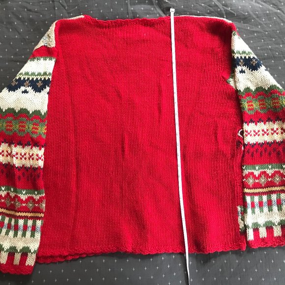 Tiara Christmas Sweater w/ actual Jingle Bells!! - Picture 6 of 6